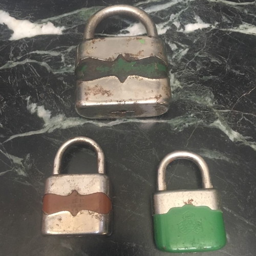 Old locks used, set of 3 pieces