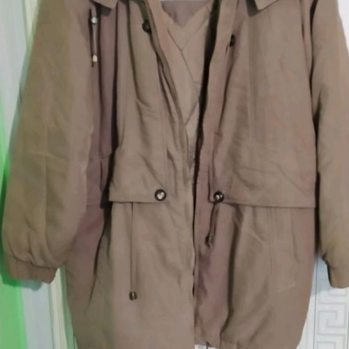 Vintage Canda jacket used, brown, size XL