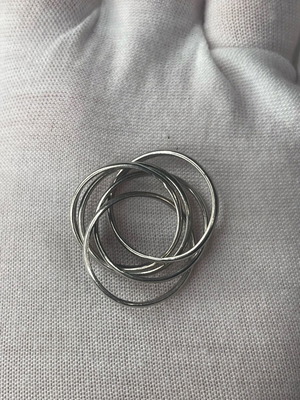 925 Silver Multi Ring like new, modern minimal design