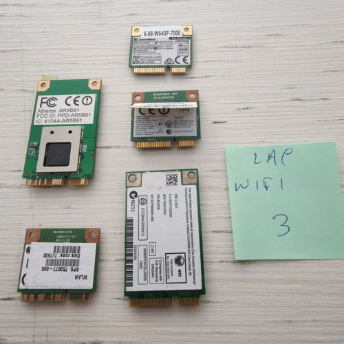 Laptop WiFi cards pack of 5 like new