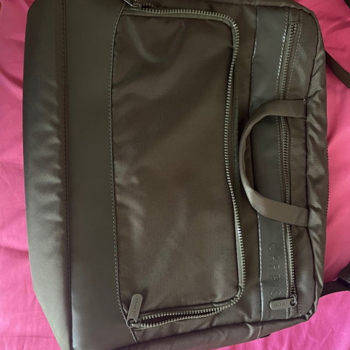 Carpisa professional briefcase bag olive color