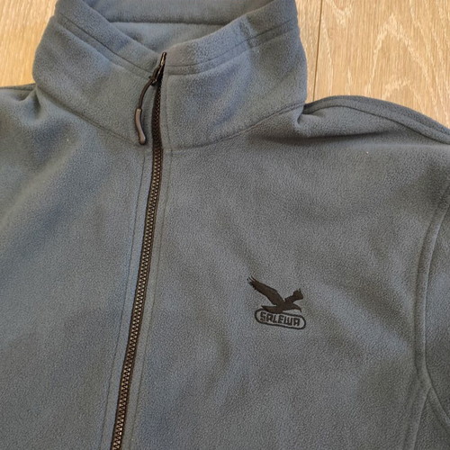 Salewa light fleece jacket used, size S, green and blue
