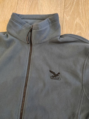 Salewa light fleece jacket used, size S, green and blue
