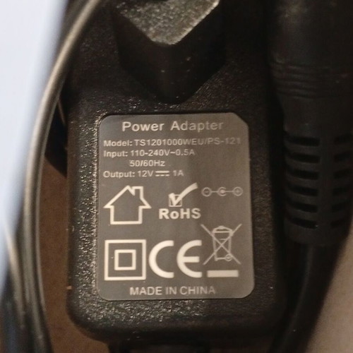 AC/DC adapter model PS-121 like new
