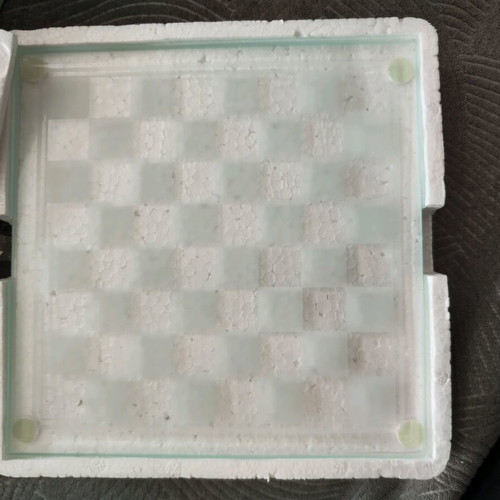 Johnnie Walker glass chess set new