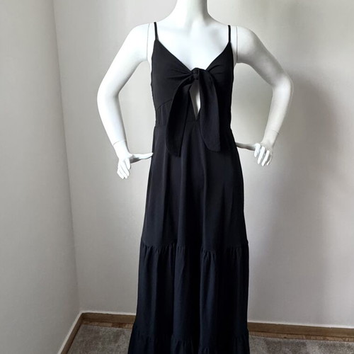 Parizianista S/M Maxi Black Dress new