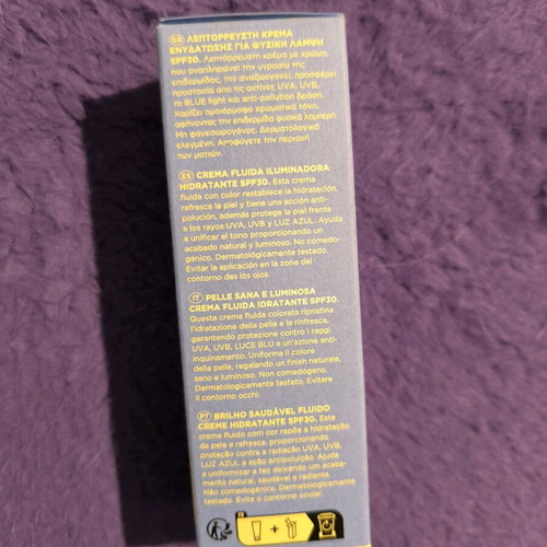 Apivita hydrating fluid cream new with sun protection 30