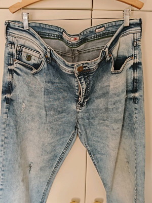 Ανδρικό τζιν Electra jeans Silver Line σαν καινούργιο, vintage look, μέγεθος XXL
