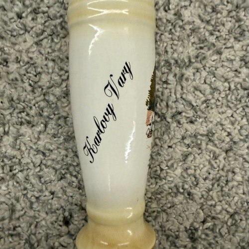 Ceramic beer mug like new with humorous illustration "Prayer of Beer"
