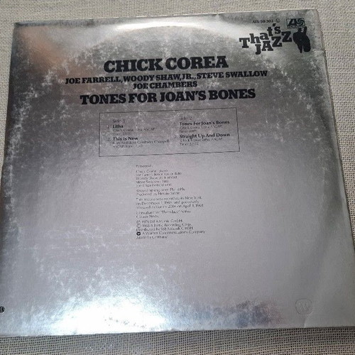 Chick Corea Tones For Joan's Bones LP like new, jazz