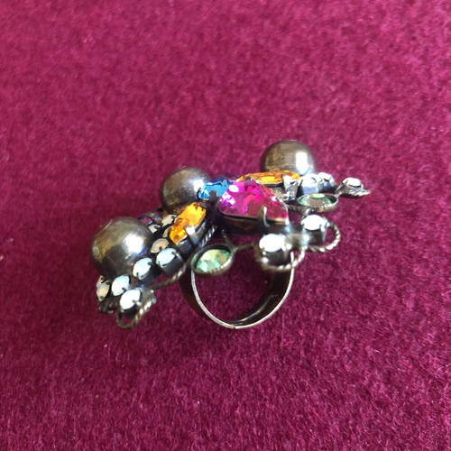 Artwear Dimitriadis baroque multicolored ring