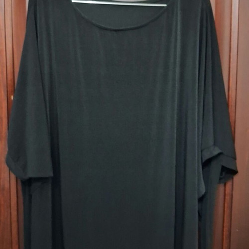 Black Oversized Batwing Sleeve Tunic Plus Size XL-XXL new