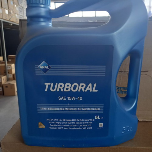 TURBORAL 15w40 5-liter container new