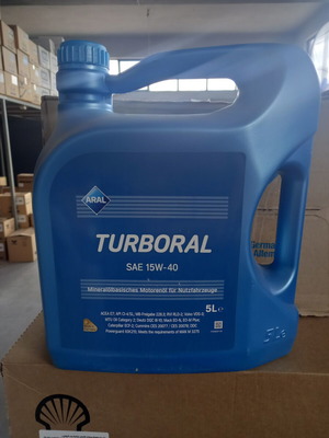 TURBORAL 15w40 5-liter container new