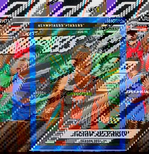 VEZENKOV - NET MARVELS BLUE LASER /49 - OLYMPIACOS - DONRUSS EUROLEAGUE 2024-25