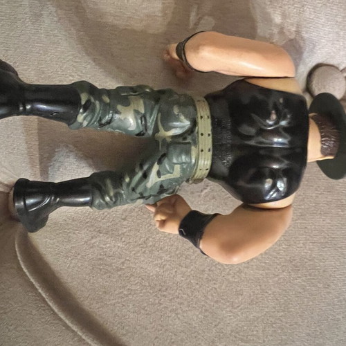 WWF Hasbro Sgt. Slaughter figure used, collectible condition