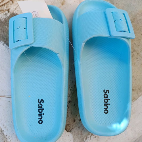 Sabino slippers size 37 new in light blue