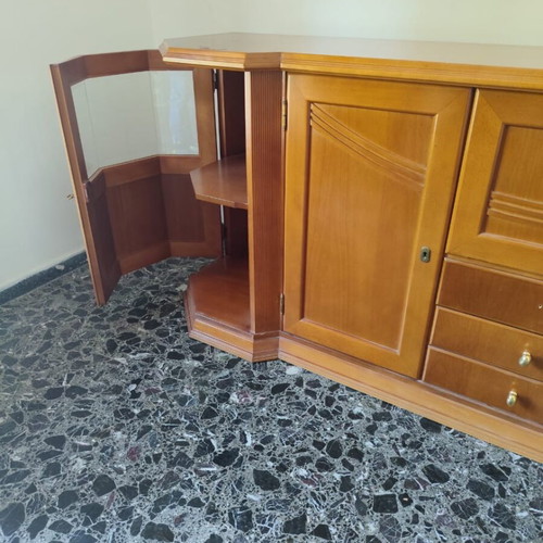Buffet living room furniture like new, solid wood, 2.30x0.50 m
