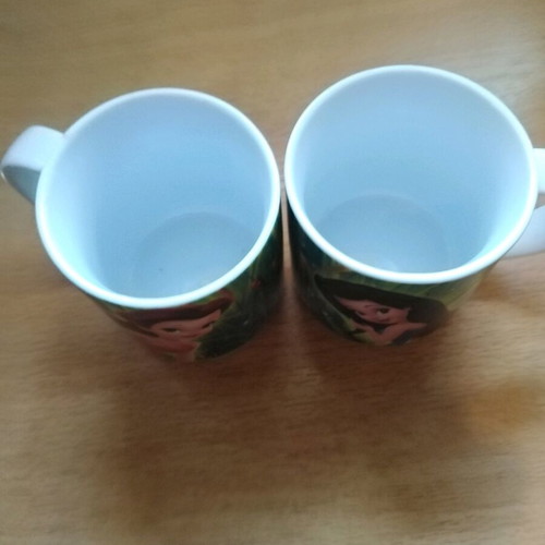 Disney Tinkerbell mug set like new, pack of two