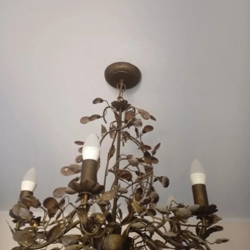 Florentine style chandelier, vintage