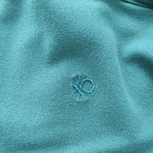 Benetton Polo size M like new, turquoise