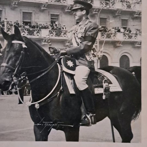 King Konstantinos photograph used, in good condition