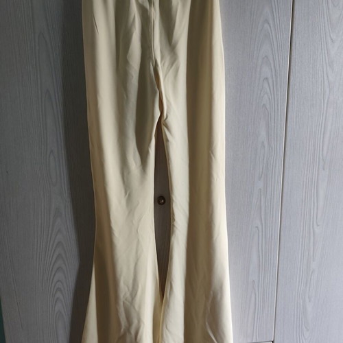 Yellow bell-bottom pants like new, size L/40/12