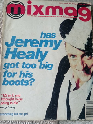 Mixmag Vol. 2 Issue No. 59 April 1996 magazine used, Jeremy Healy feature