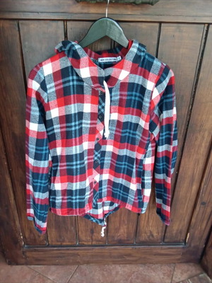Shirt jacket New Collection size M like new, blue and red