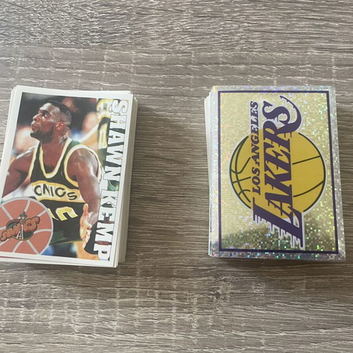 Panini NBA 95-96 stickers, pack of 146, silver foil