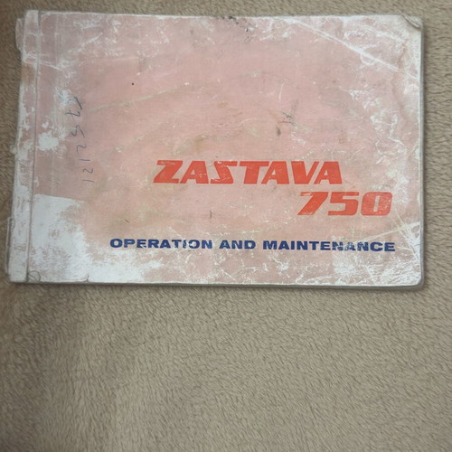 Zastava 750 1975 user manual used