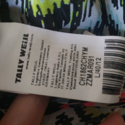 Colorful shirt blouse with transparency Size Large like new