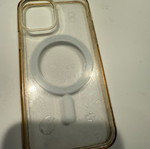 iPhone 12 Pro case used transparent