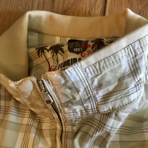 Playlife (Benetton) vintage checkered bomber jacket
