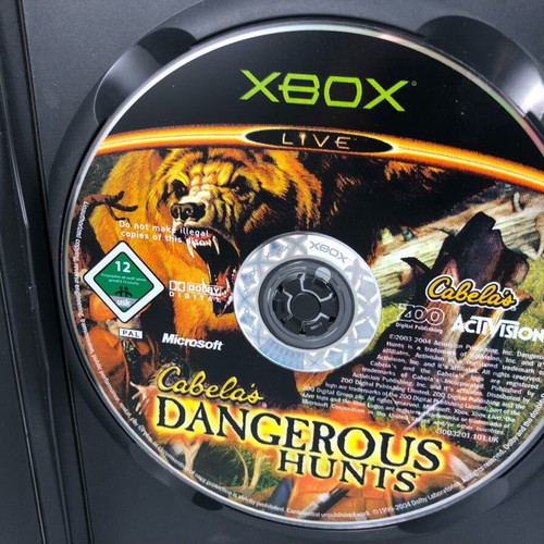 Cabela’s Dangerous Hunts Xbox Original game refurbished