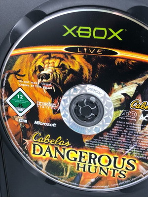 Cabela’s Dangerous Hunts Xbox Original game refurbished