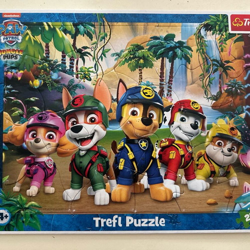 Paw Patrol Jungle Pups Trefl Puzzle 25 Pieces Like New for Kids 4+