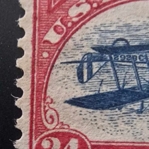 Inverted Jenny used rare American postage stamp 1918
