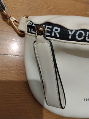 Women's crossbody bag, white-beige