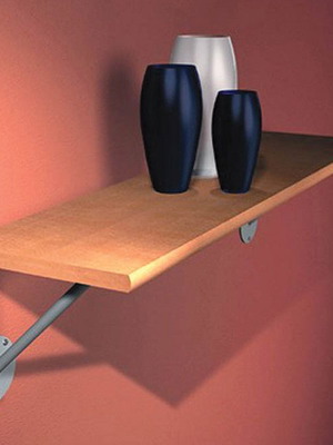 Steel Shelf Support Brackets new, set of 4 pieces