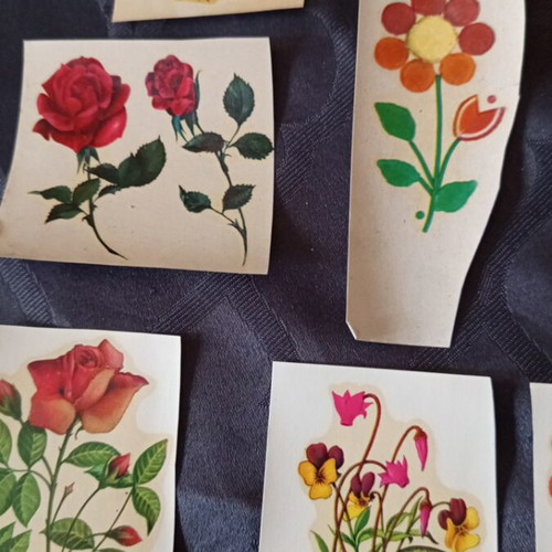 Vintage decals pack of 15 used