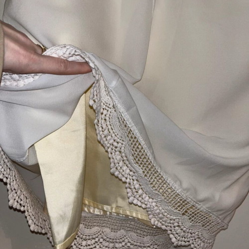 Handmade wedding dress new L-XL white