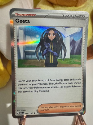 Geeta Pokemon obf holo rare like new