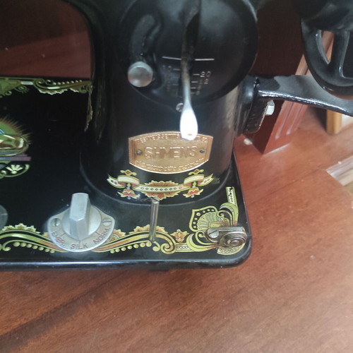 Shmens sewing machine used, antique collectible