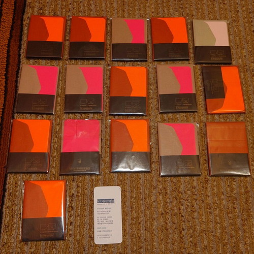 Designer mini cards new, set with envelopes Le Typographe