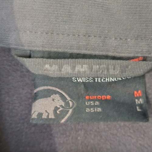 Mammut SOFTech Softshell Jacket size M like new, men's, black