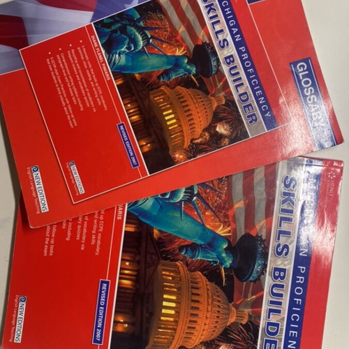 Skills Builder for Michigan Proficiency used, 2 books