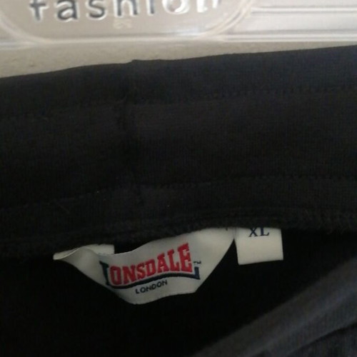 Lonsdale men's sweatpants XL new black