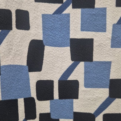 Retro dress with geometric pattern like new, fits up to 2XL