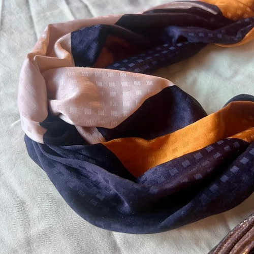 Hairbands set of 4 like new, multicolor corduroy and summer styles